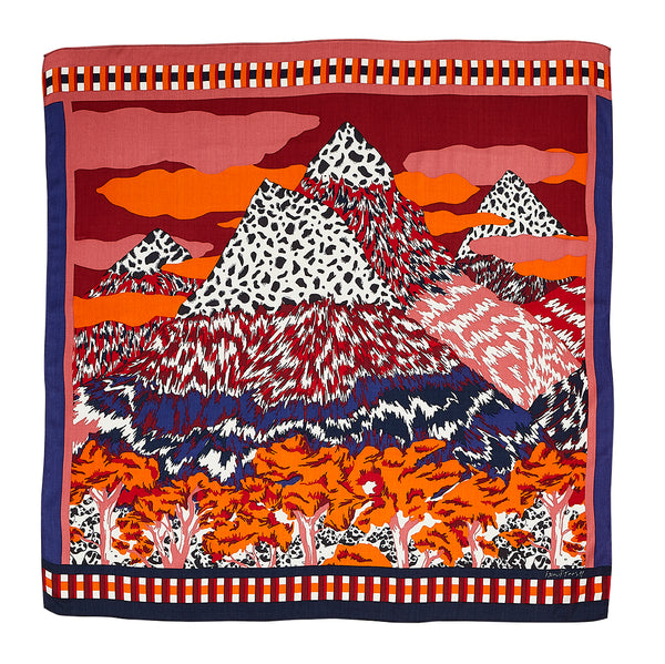 ETNA scarf in ORANGE by Inouitoosh Paris