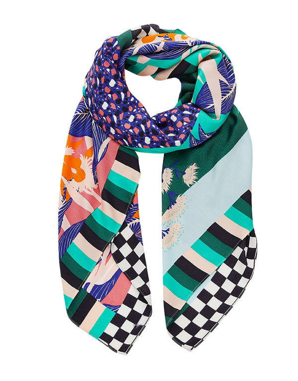 MEMPHIS scarf in GREEN by Inouitoosh Paris