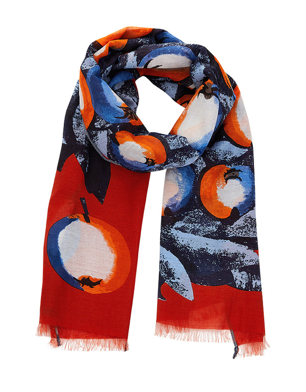 POMME scarf in ORANGE by Inouitoosh Paris